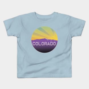 Colorado Sunset Kids T-Shirt